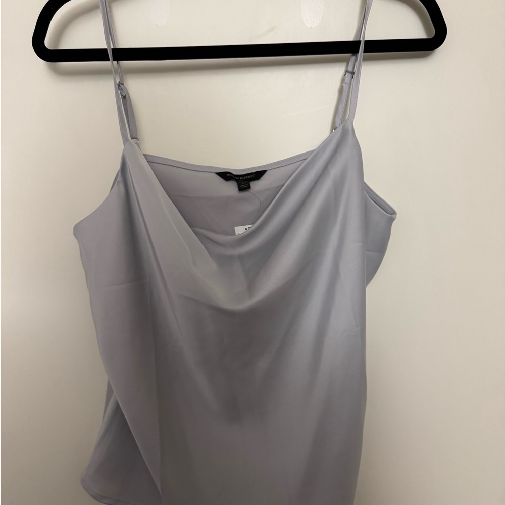 Express Satin Cowl Neck Camisole Tank Top